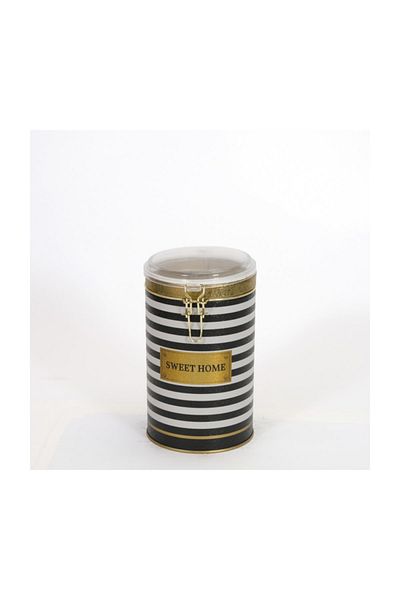 EVLE Ef122-45 Line Black_swt Home Patterned Spice Bowl 1.3 Lt