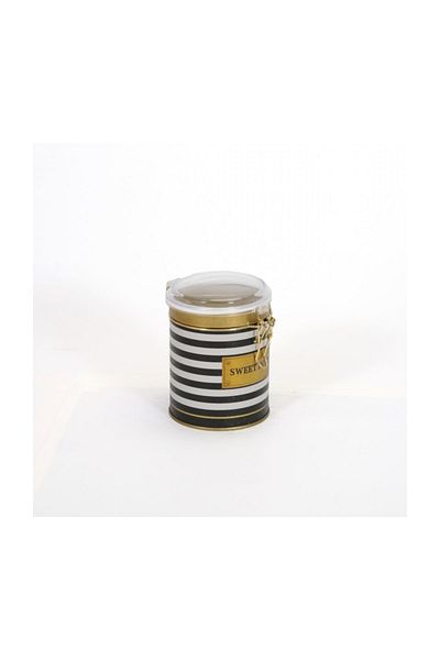 EVLE Ef082-45 Line Black_swt Home Patterned Spice Bowl 0.6 Lt