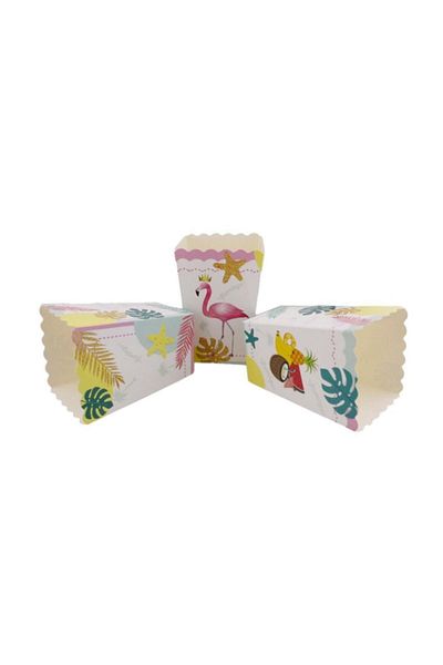 Flamingo علبة ذرة 10 قطع