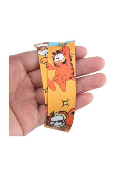 kürkçü Garfield Yaka Kartı Boyun Askı Ipi