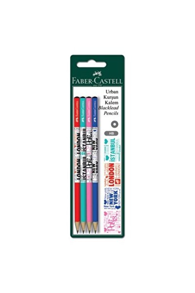 Faber Castell Urban Kurşun Kalem 4'lü