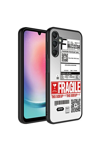 Nezih Case Samsung Galaxy A14 Uyumlu Aynalı Desenli Kamera Korumalı Parlak Ka...