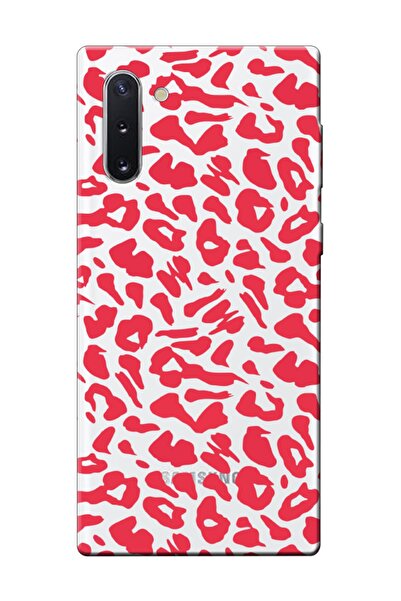 frondcase حافظة هاتف سامسونج نوت 10 شفافة بنمط الفهد