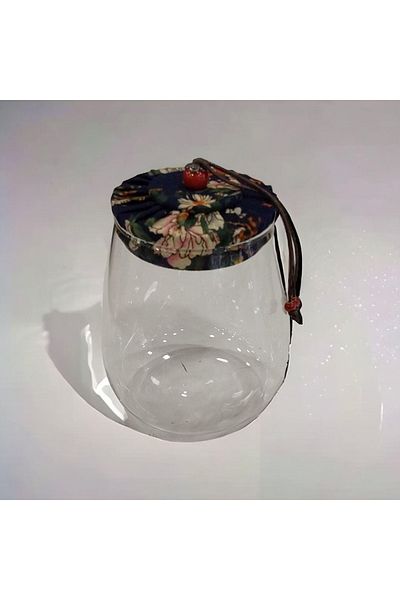 ACAR Acr-138 Glass Jar Dark Blue 1000 Ml
