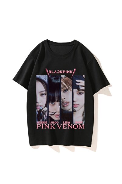 Adrift Kırmızı Etiket GALASHOP Blackpink Kpop Unisex T-shirt Model44 17789