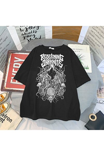 Adrift تي شيرت Red Label Gala Skull Gothic Grunge موديل 84 16690