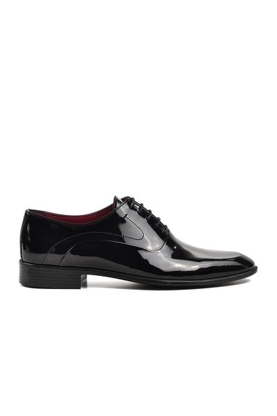 Pierre Loti 9410 Black Patent Leather Inside and Outside Genuine Leather Men's Classic Shoes