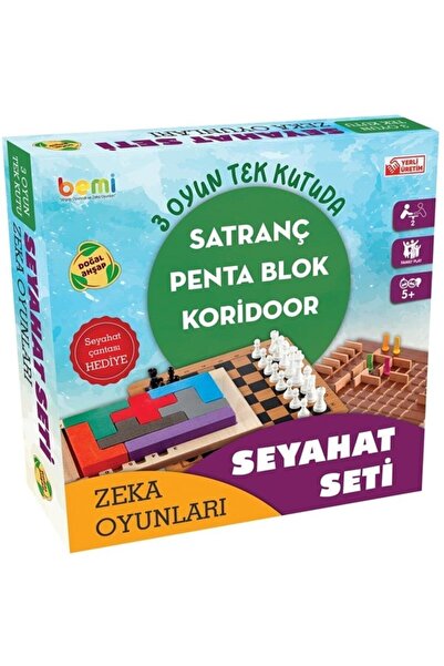 Oyuncak House Toy Travel Set 3 Games in One (Bemı0244) Bemi