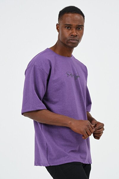 blausee wear Μπλουζάκι ζευγάρι πορτοκαλί oversized