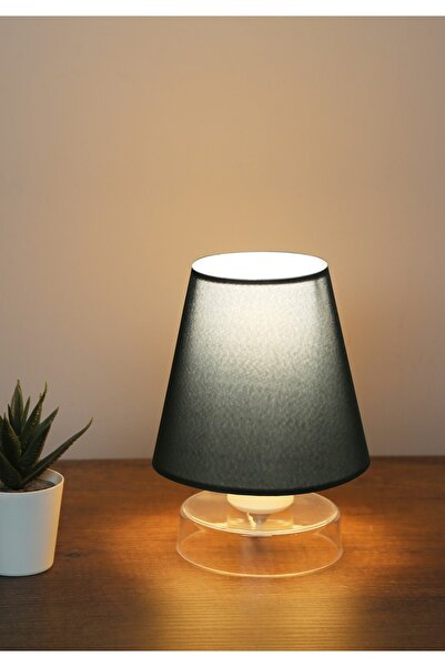 HOMİNG Black Mini Lampshade - Head Fabric, Ayd-3661