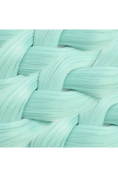 KONAK PERUK Water Green Synthetic Hair - For African Braid and Rasta