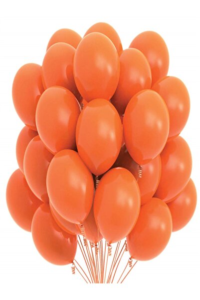 Kalisan Turuncu Pastel Renk 12 Inç 30 Cm 20 Li Mat Balon