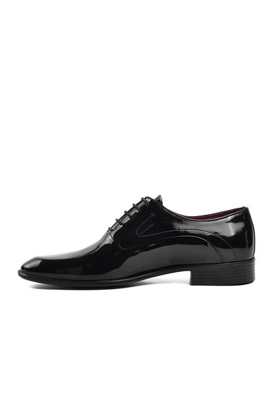 Pierre Loti 9410 Black Patent Leather Inside and Outside Genuine Leather Men's Classic Shoes