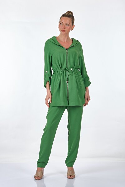 Ekol Green Hooded Women's Cap -23107504