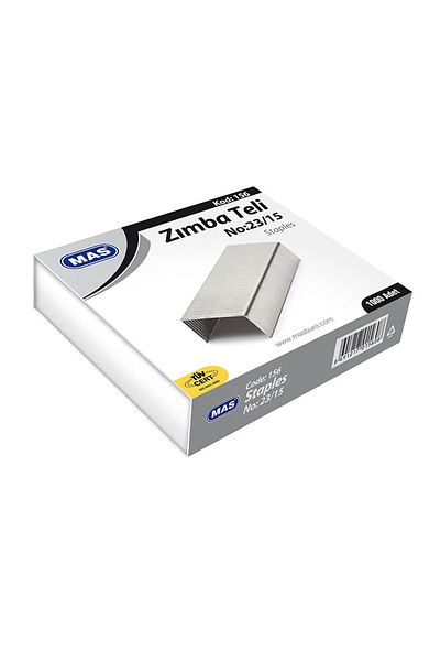 Four Office 156 Archive Type Staples No: 23/15 Box of 1000