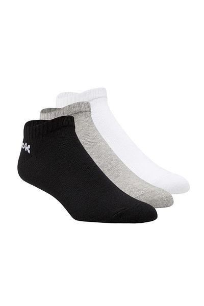 Reebok FL5225 Act Core Low Cut Socks 3-Piece White