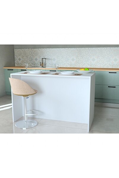 MOBİLİQUE Ada Tezgah Mutfak Masası 3kapaklı