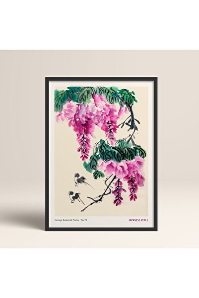 HOMEPACK Çerçeveli Japon Tarzı Nanbara Sakujiro Tablo 30x40cm 40x60cm 50x70cm...