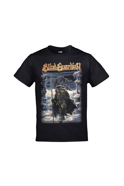 Orijin Tekstil Μαύρο μπλουζάκι Blind Guardian Mirror Mirror Printed Unisex