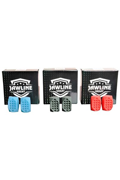 JawlineGreat Çene Egzersiz Topu Kiti 3'lü Set Çene Kası Egzersiz Topu Kiti