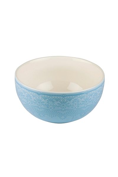 KANCAEV Lace Collection Salad Bowl, 16cm. Blue Sold as a Set of 2