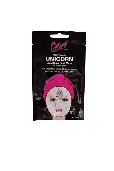 Glam Of Sweden Unicorn Glättende Gesichtsmaske Glam Of Isveç 24 ml