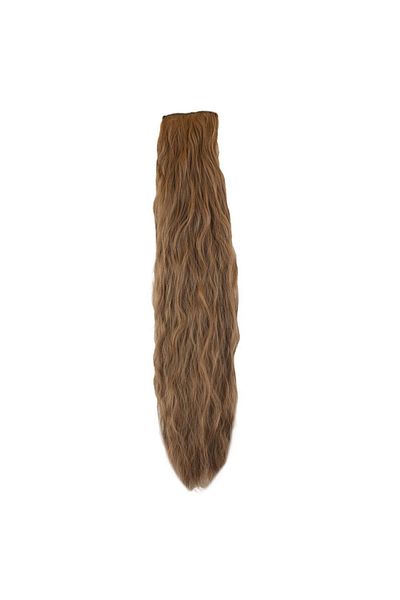 KONAK PERUK 8 Pieces Fiber Synthetic Fluffy Wavy Snap - Auburn