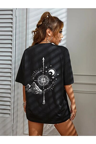 NEW MODA Blackbonds North Unisex εμπριμέ μαύρο μπλουζάκι