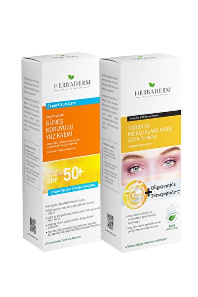 Herbaderm Herba Derm Güneş Kremi Göz Altı Kremi 2'li Set