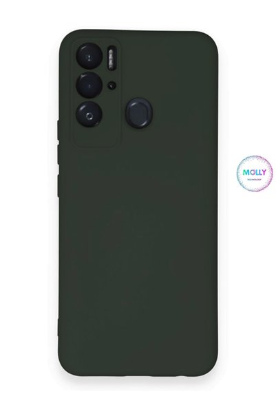 Molly Technology حافظة سيليكون مخملية داخلية من الصبار لهاتف Tecno Pova Neo
