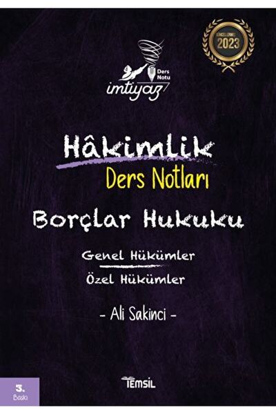 Temsil Kitap Imtiyaz Borçlar Hukuku Genel Hükümler- Özel Hükümler Hakimlik De...