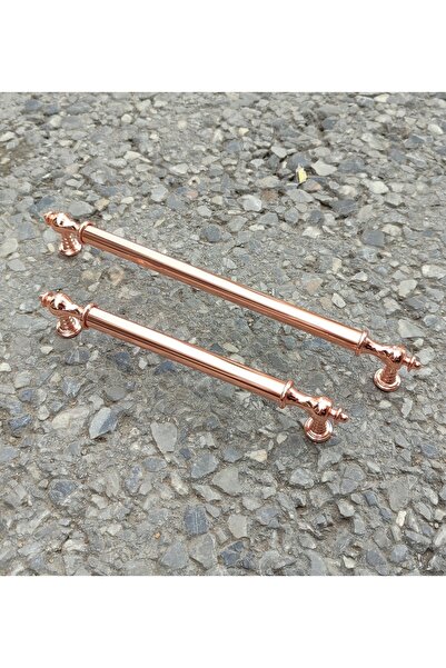 ARON Berra 160 (ROSE GOLD) Kulp Tv Ünite Konsol Şifonyer Çekmece Mutfak Dolap Kapak Mobilya Kulpu 160mm