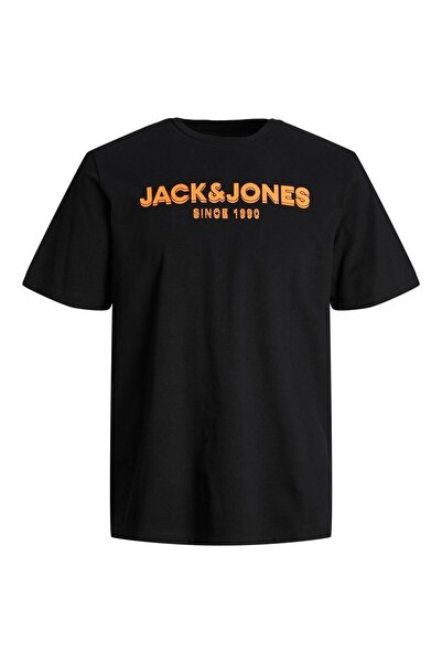 Jack & Jones Tricou negru pentru bărbați Jack Jones Snorkle Tee Ss Crew Neck ...