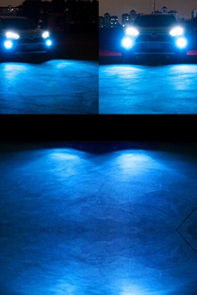 Matrix Tiger Marketing H11 Buz Mavi Led Xenon Şimşek Etkili 10800 Lümen 8000 Kelvin
