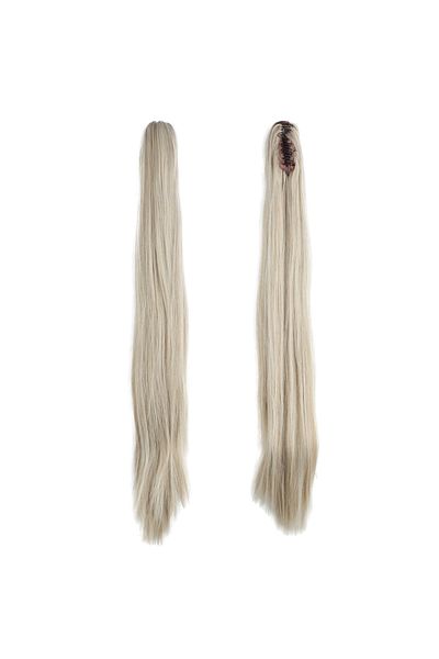 KONAK PERUK Platinum Highlight Buckle Straight Ponytail - Honey Foam
