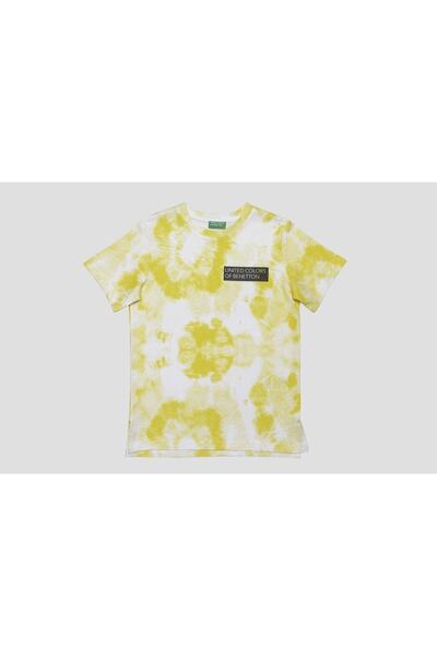 Benetton Κίτρινο μπλουζάκι για αγόρι