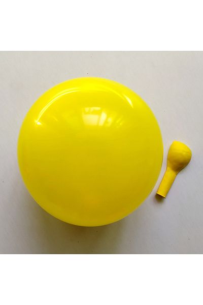Kalisan Yellow Pastel Color 12 Inch 30 Cm 20 Piece Matte Balloon
