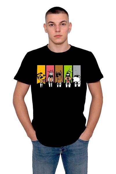 baskwear Tricou unisex Scooby Doo Pluto Droopy Gufi Snoopy
