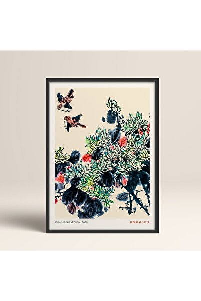 HOMEPACK Çerçeveli Japon Tarzı Nanbara Sakujiro Tablo 30x40cm 40x60cm 50x70cm...