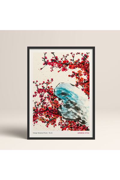 HOMEPACK Çerçeveli Japon Tarzı Nanbara Sakujiro Tablo 30x40cm 40x60cm 50x70cm...