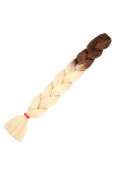 KONAK PERUK Synthetic Ombreli Hair For African Braid And Rasta - Ashy Brown / Platinum