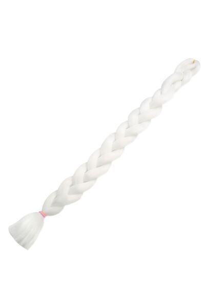 KONAK PERUK Συνθετικά μαλλιά για αφρικανικές πλεξούδες και ράστα - Λευκά