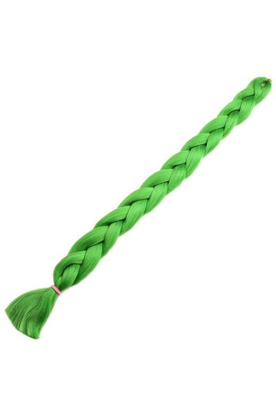 KONAK PERUK Synthetic Hair For African Braid And Rasta - Green