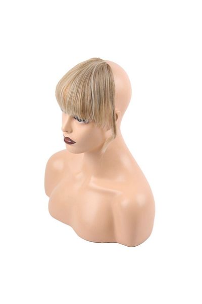 KONAK PERUK Caramel Platinum Fiber Synthetic Rivet - With Highlights