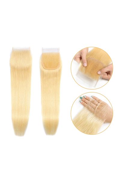 KONAK PERUK Wig Crown Platinum Color (closure) 12inch