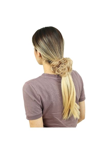 KONAK PERUK Hairy Elastic Honey Foam with Bun Buckle