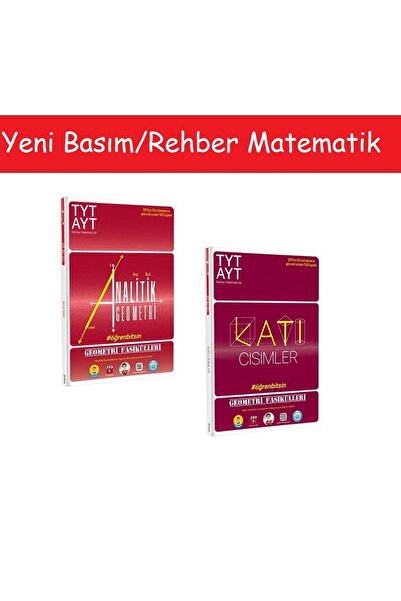 REHBER MATEMATİK YAYINLARI TYT-AYT Geometri Fasikülleri-Analitik Geometri & T...