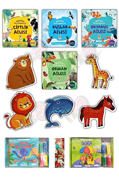 Sincap Kitap Bilgi Dolu Ilk Kitaplarım Yapboz Okyanus Çiftlik Kuşlar Orman Ai...