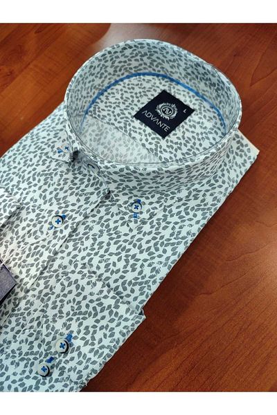 ADVANTE ΑΝΔΡΙΚΟ ΠΟΥΚΑΜΙΣΟ GÜNCÜOĞLU ΜΑΚΡΥΜΑΝΙΚΟ SLIM FIT
