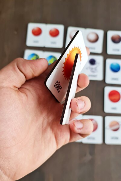 metafortoys Çoklu Ahşap Uzay Hafıza Geliştiren Eşleştirme Oyunu Okul Öncesi Zeka Kartları Toy Story 1+ Yaş Çok